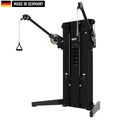 Free Arm Trainer from Titanium Strength Black Series, a professional-grade multifunctional fitness equipment featuring two adjustable arms with chain handles, compact design, and robust construction for commercial use