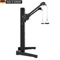 Free Arm Trainer from Titanium Strength Black Series, a professional-grade multifunctional fitness equipment featuring two adjustable arms with chain handles, compact design, and robust construction for commercial use