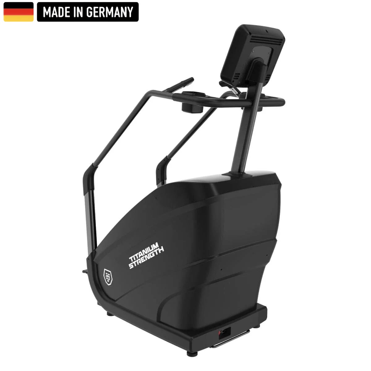 Titanium Strength ProClimber Stair Climber – Professionelles Fitnessgerät mit robustem Design, LED-Display und Made in Germany Label