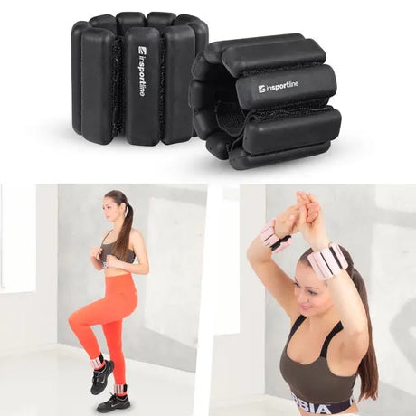 inSPORTline Wrist/Ankle Weights Brace Adjustable 2×0.5 kg InSportLine