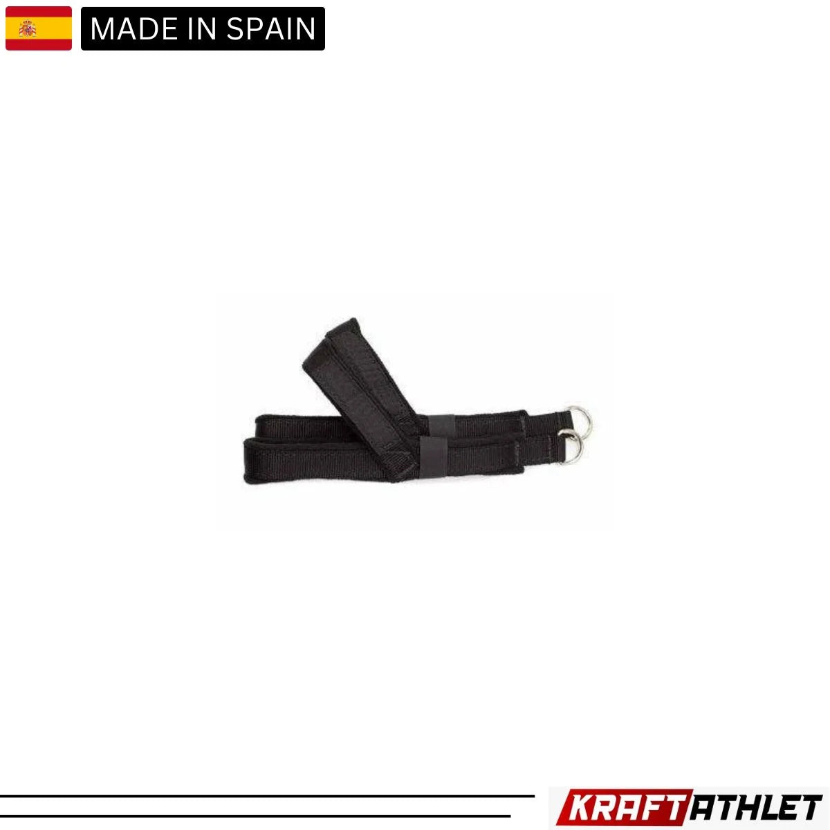 "Elina Pilates Ankle Loops Set – pair of padded straps designed for secure and comfortable ankle support during Pilates Reformer exercises."

