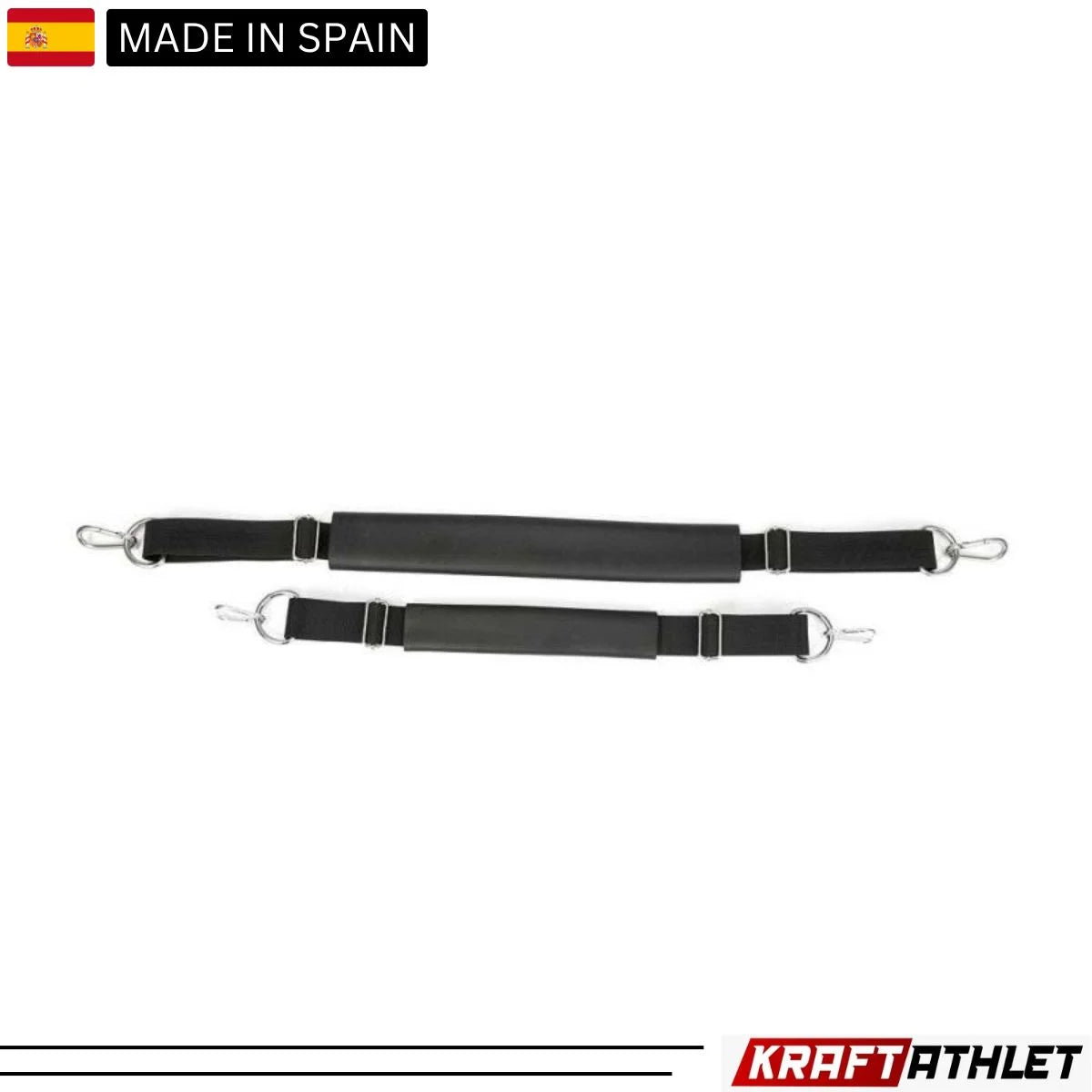 "Elina Pilates Adjustable Foot Strap – durable strap designed to provide secure foot positioning during Pilates Reformer exercises."

