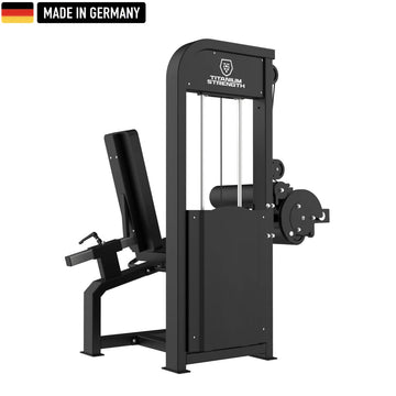 Titanium Strength Beinpressen- und Beinstreckmaschinen – Professionelles Fitnessgerät in Schwarz, Made in Germany