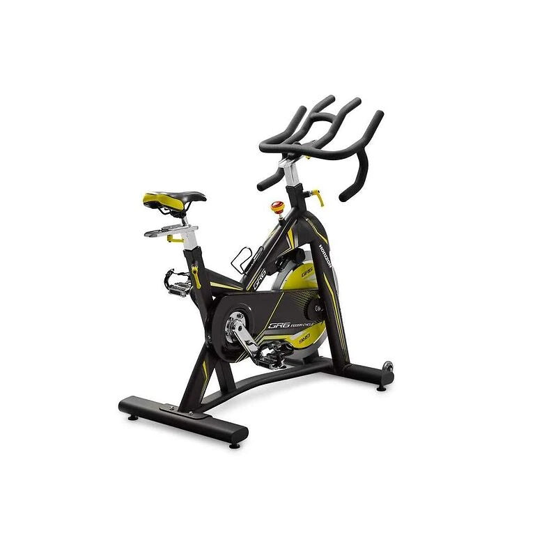 Horizon GR6 Indoor-Bike mit 16-kg-Schwungrad, verstellbarem Sitz und Lenker, ideal für individuelles Cardiotraining Zuhause oder im Fitnessstudio.