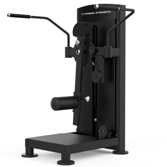 Black Series Titanium Strength Multi Hip Machine with adjustable pads for effective leg and glute training.