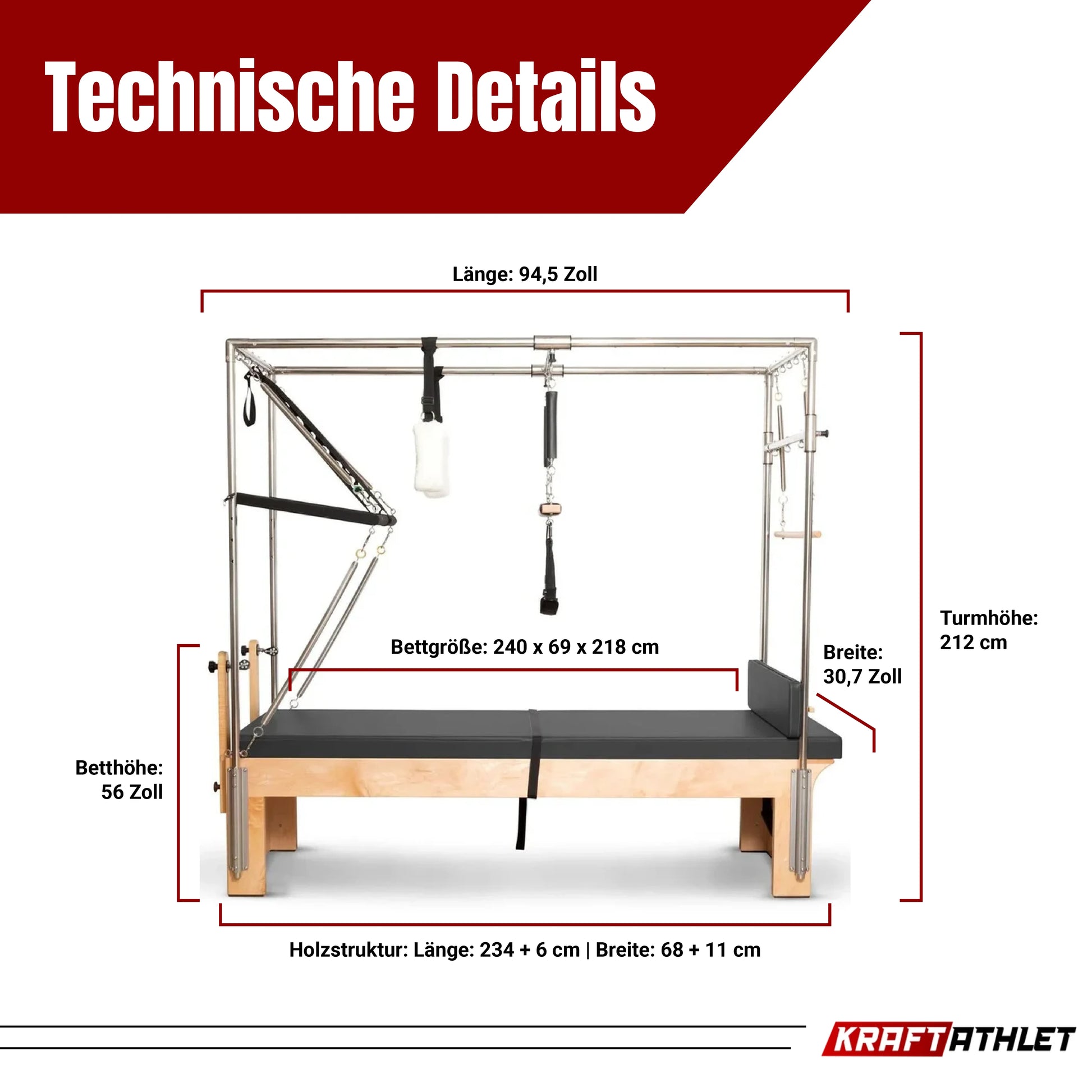 "Elina Pilates Cadillac Reformer Premium – Multifunktionales Pilates-Gerät"
"Premium Pilates Reformer mit Cadillac für Ganzkörpertraining"
"Hochwertiger Cadillac Reformer aus Holz und Edelstahl"
"Pilatesgerät mit verstellbaren Komponenten und Zubehör"
"Elina Pilates Reformer mit komfortabler Polsterung"
"Professionelles Pilates-Trainingsgerät für Studio und Zuhause"
"Cadillac Reformer mit Push-Through-Bar und Roll-Down-Bar"
"Robuster und vielseitiger Pilates-Reformer für Anfänger und Profis"