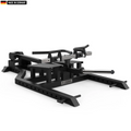 Titanium Strength Standing T-Bar Row Machine with ergonomic grips for effective back and shoulder workouts.