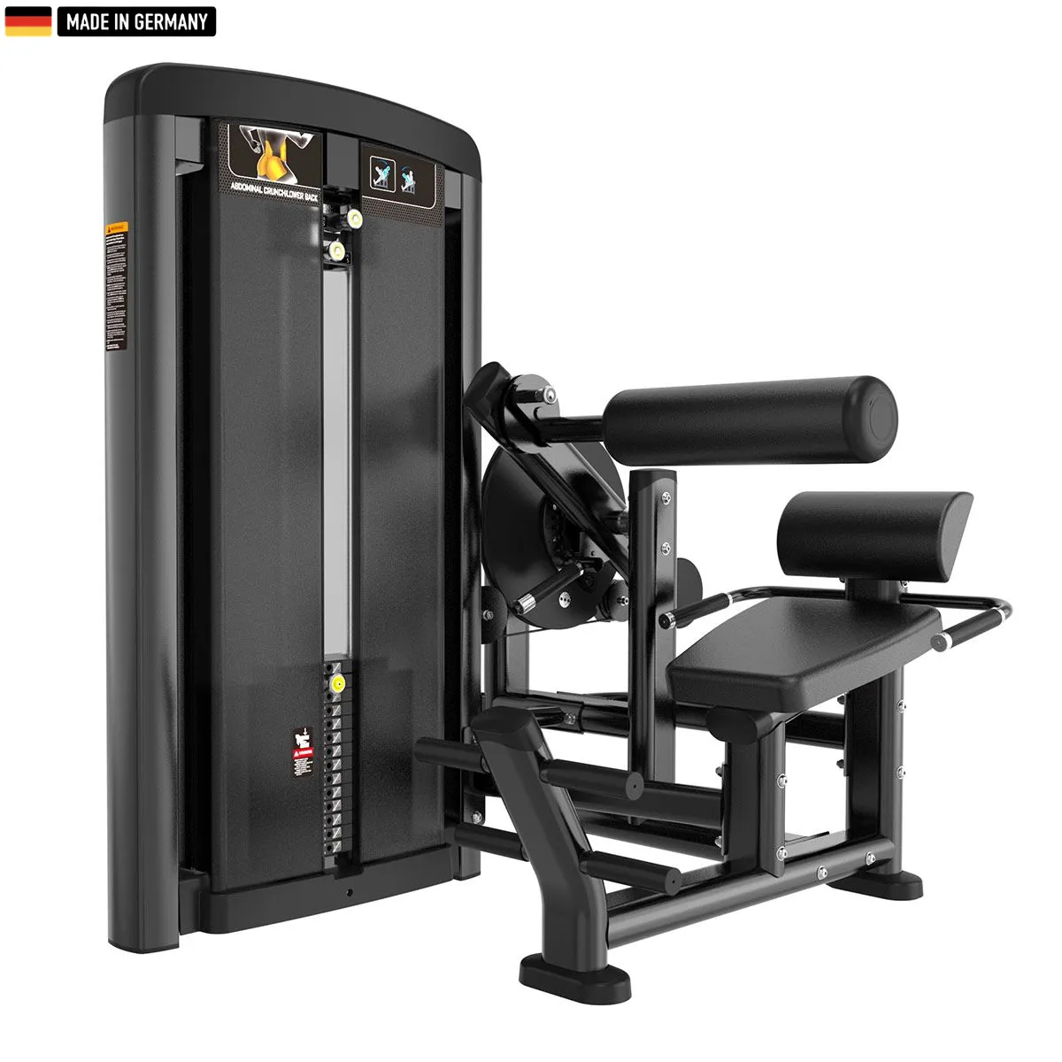 Titanium Strength Selectorized Abductor/Adductor Machine in black color