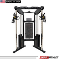  Force USA Functional Trainer mit verstellbaren Kabelzügen und robustem Rahmen für vielseitige Trainingsoptionen.