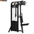 Titanium Strength Elite Series Pec Fly and Rear Delt Machine in black finish