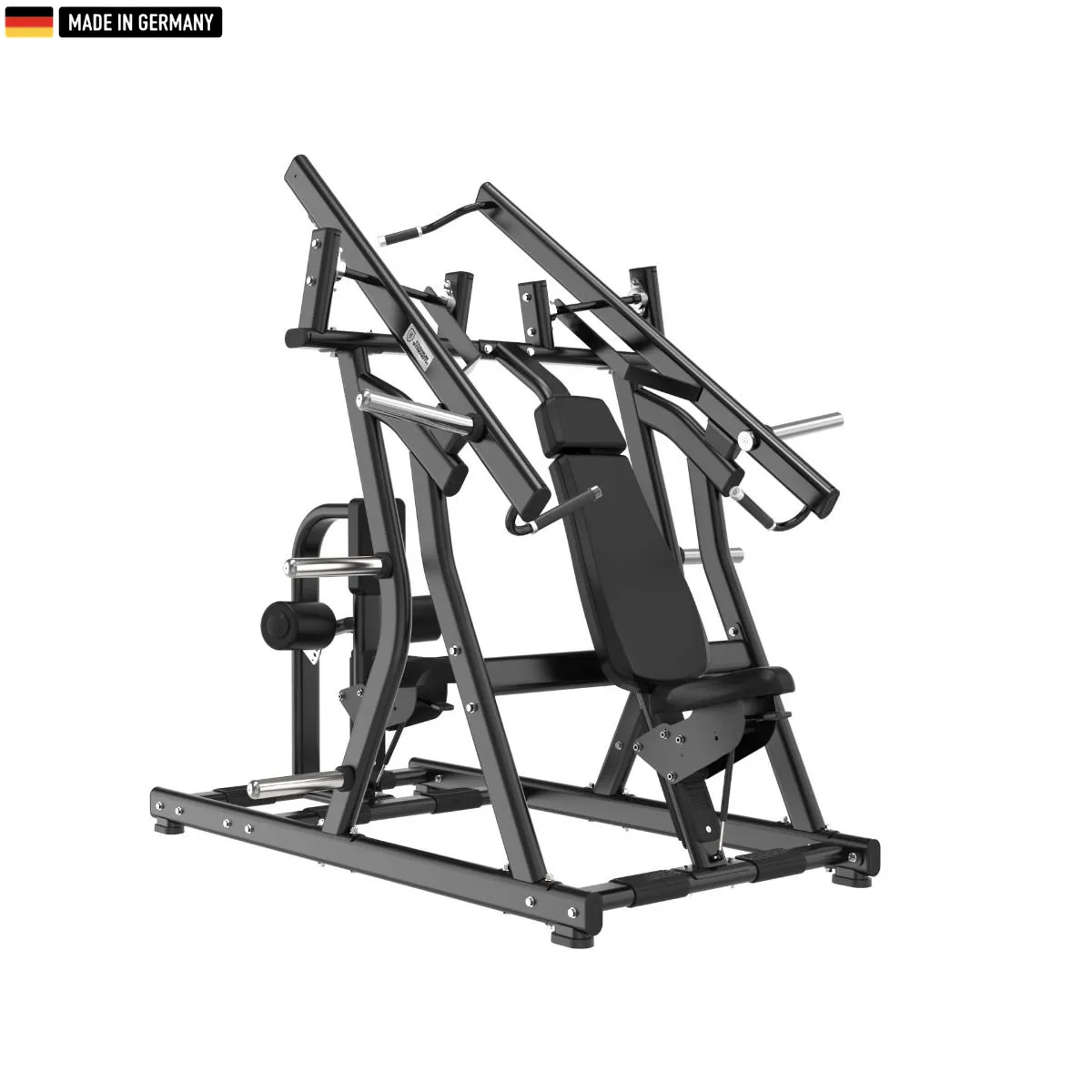 Iso Lateral Chest Press and Lat Pulldown machine in a modern gym setting