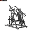 Iso Lateral Chest Press and Lat Pulldown machine in a modern gym setting