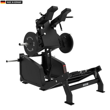 "Ultimate V-Squat Machine – ergonomic design for powerful lower body training."

