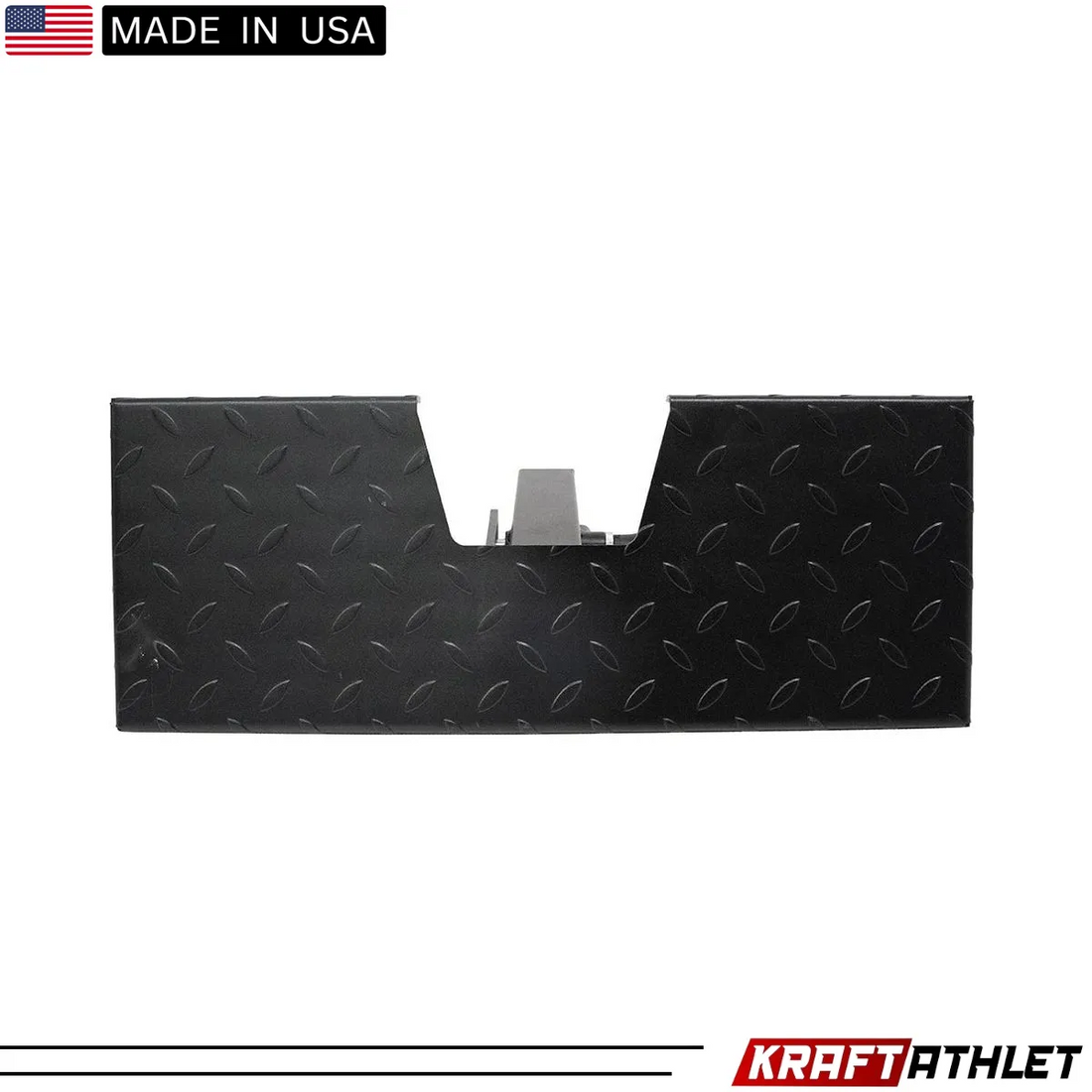 Force USA Fußplatte für Tiefzugübungen, angebracht an einem All-In-One Trainer mit verstellbarem Winkel und rutschfester Oberfläche.