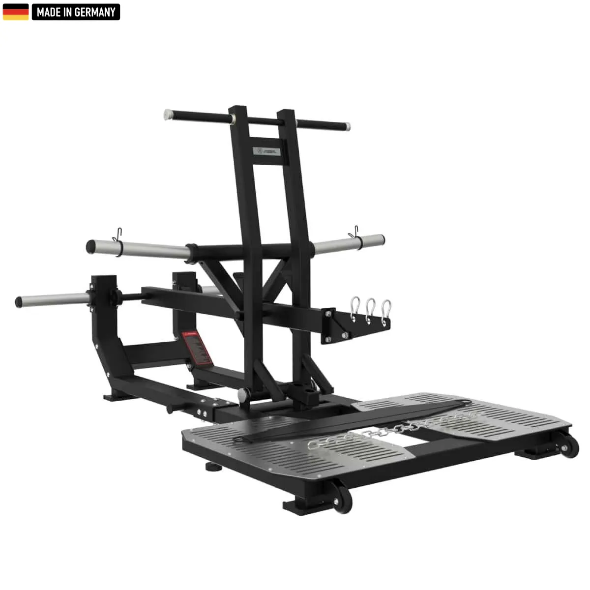 "Ultimate Belt Squat Machine – knee-friendly lower body strength training equipment with belt support."

