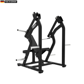 "Titanium Strength Elite Series Iso-Lateral Shoulder Press for upper body strength training."
