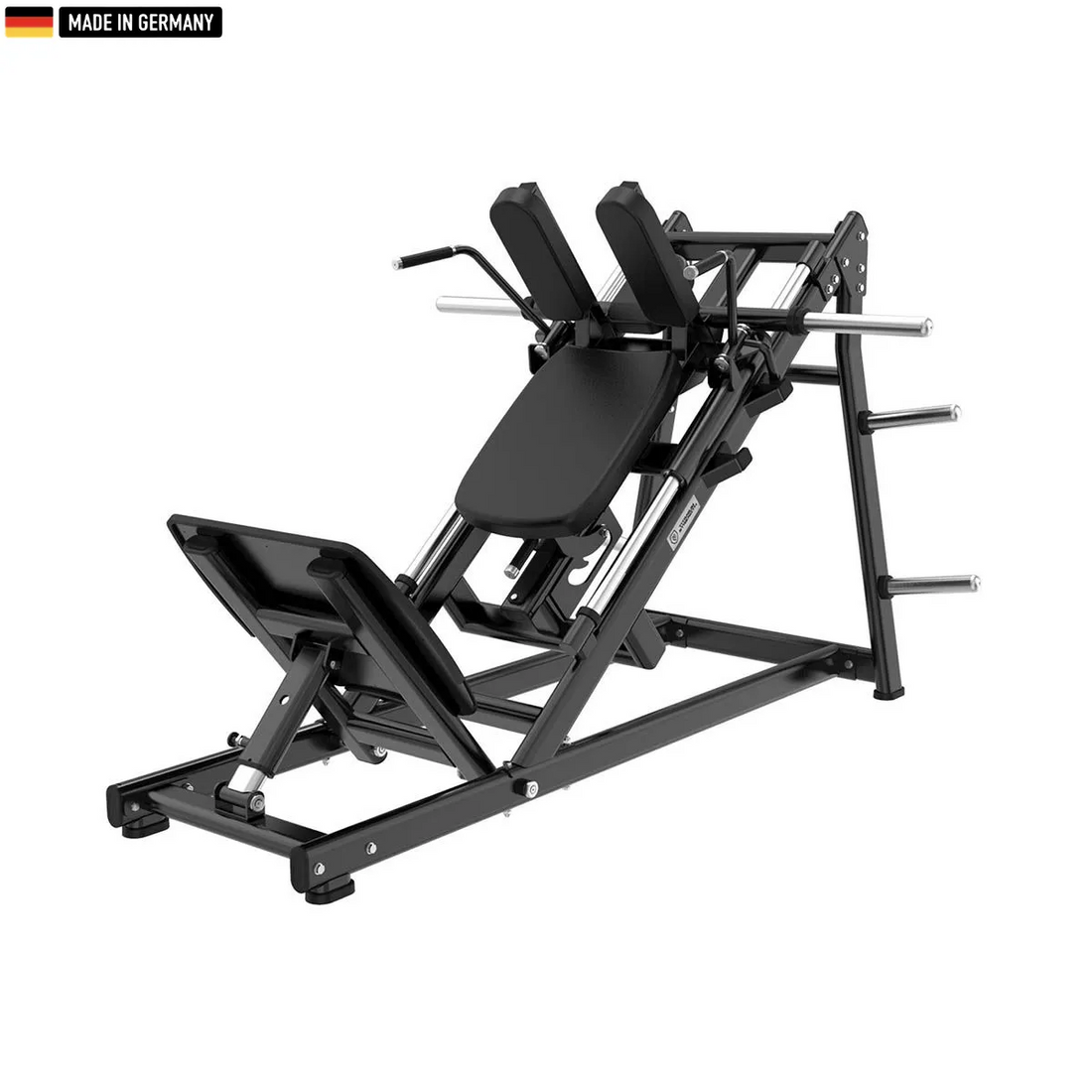 Titanium Strength Hack Squat Machine – Heavy-duty gym equipment for powerful leg workouts.

