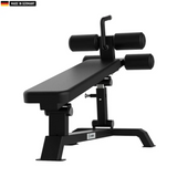 "Elite Series Adjustable Decline Ab Bench for core and strength training."

