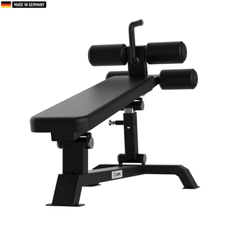 "Elite Series Adjustable Decline Ab Bench for core and strength training."

