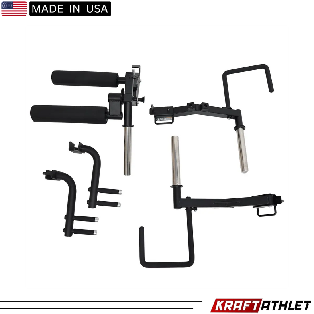 Force USA G20™ Upgrade Kit mit Jammer Arms, Beinbeuger/-strecker und Dip-Bars für erweitertes Training.