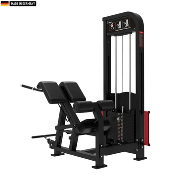 Elite Series Titanium Strength Selectorised Ultimate Back Extension Machine in a modern gym setting