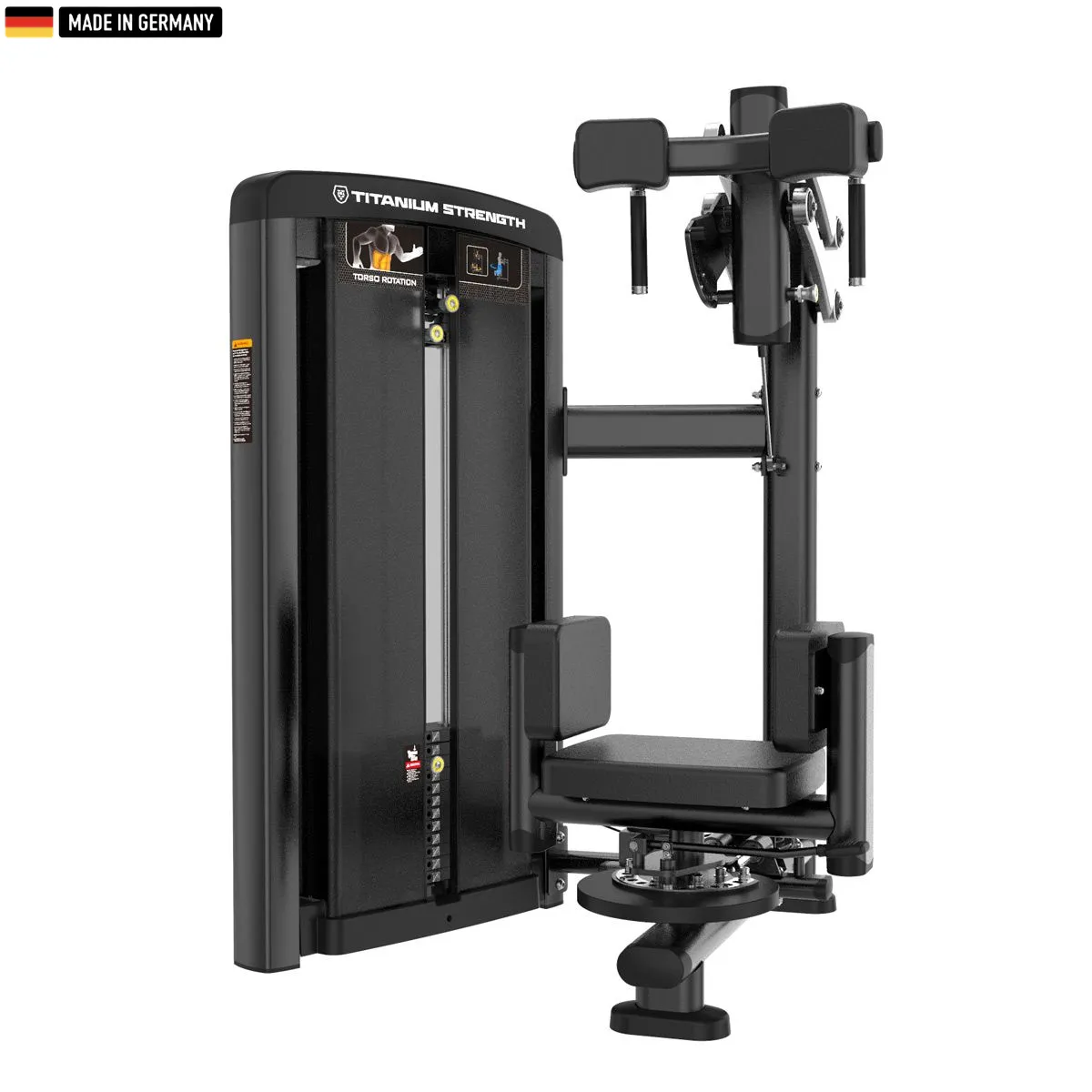 Genesis Series Torso Rotation machine by Titanium Strength in a gym setting