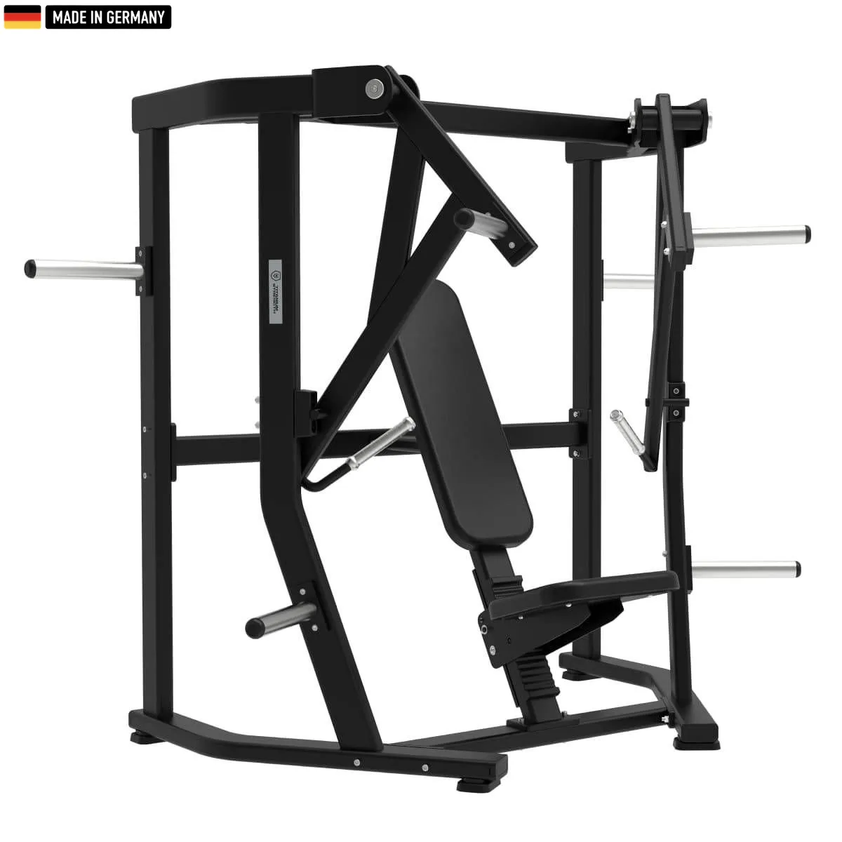 Titanium Strength Elite Series Wide Chest Press Machine with ergonomic design