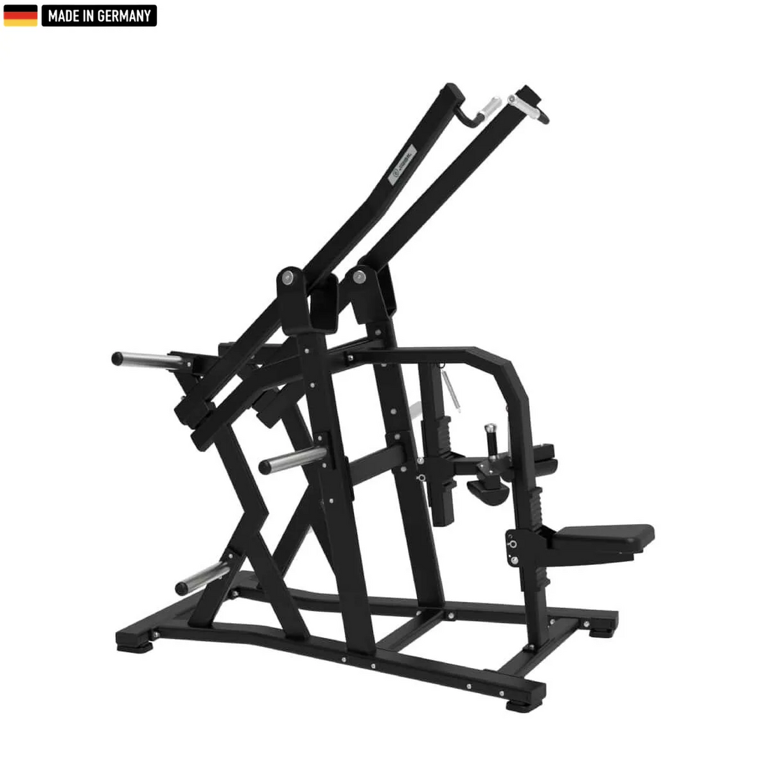 Titanium Strength Elite Wide Iso-Lateral Lat Pulldown with independent lever arms for symmetrical lat muscle training.