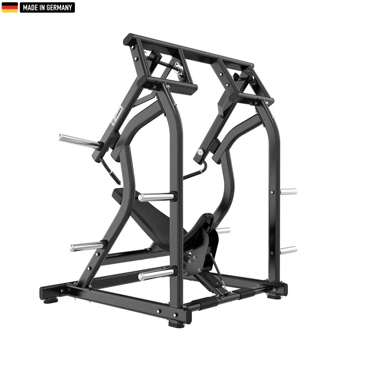 "Titanium Strength Iso-Lateral Incline Shoulder Press for effective upper body training."
