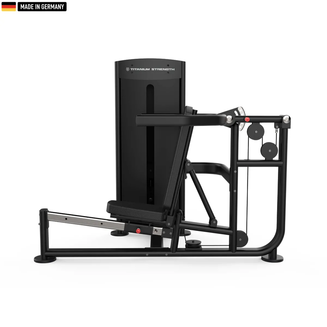 Titanium Strength Black Series Multipress 3-in-1 Gym Equipment with adjustable settings for professional use.
