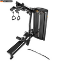 Selectorised Unilateral Pulldown Machine by Titanium Strength, ideal for back and shoulder workouts in professional gyms