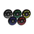 Force USA Ultimate Training Bumper Plate 5kg – black weight plate with white lettering, 450mm diameter.
