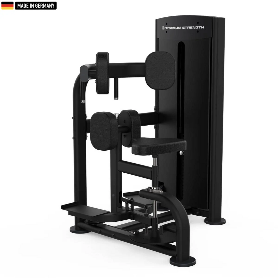 Elite Series Titanium Strength Black Series Torso Rotation Machine in a modern gym setting