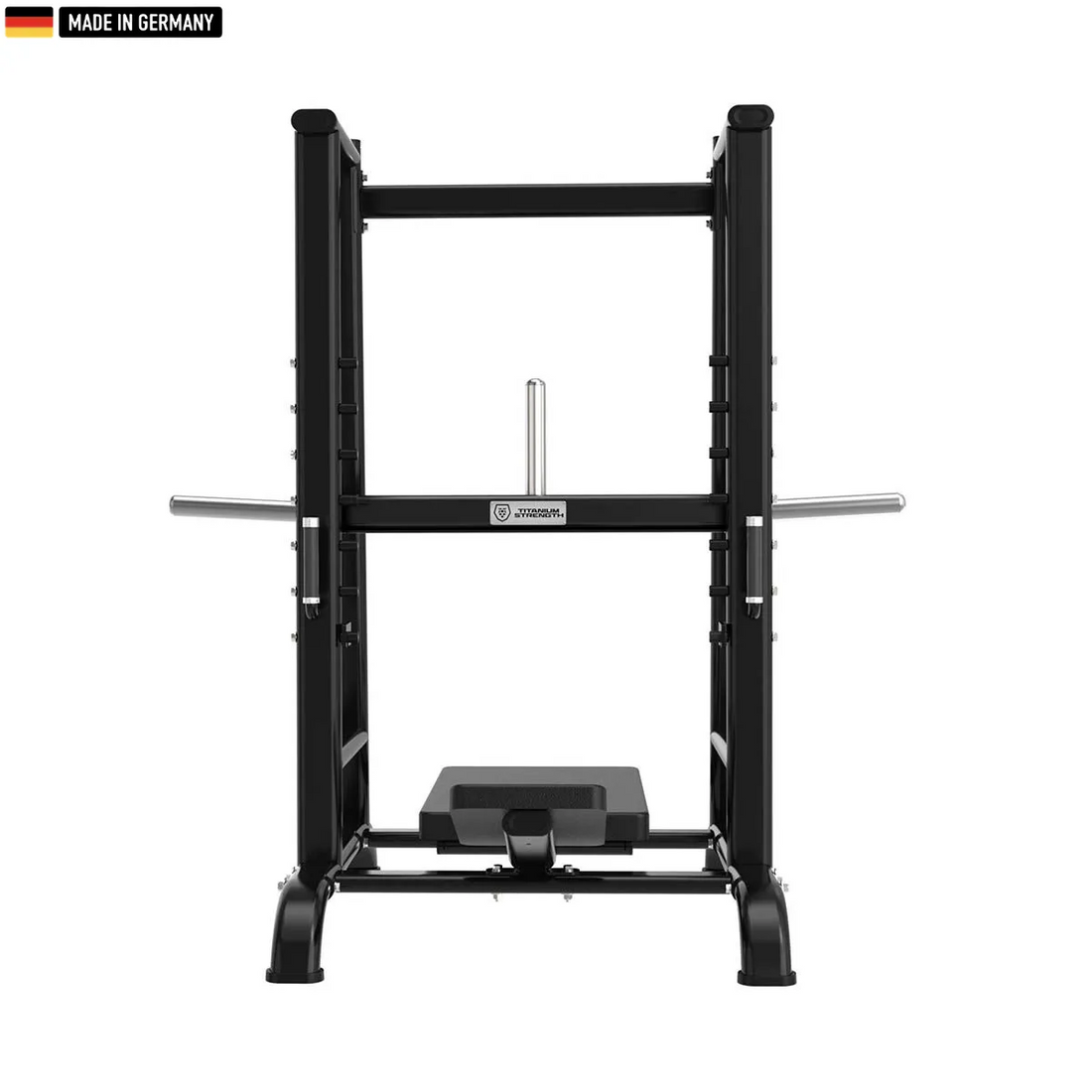 Titanium Strength Vertical 90° Leg Press – Heavy-duty gym machine for intense leg workouts.

