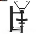 Elite Series Titanium Strength Black Series Lat Pulldown Machine in a modern gym setting