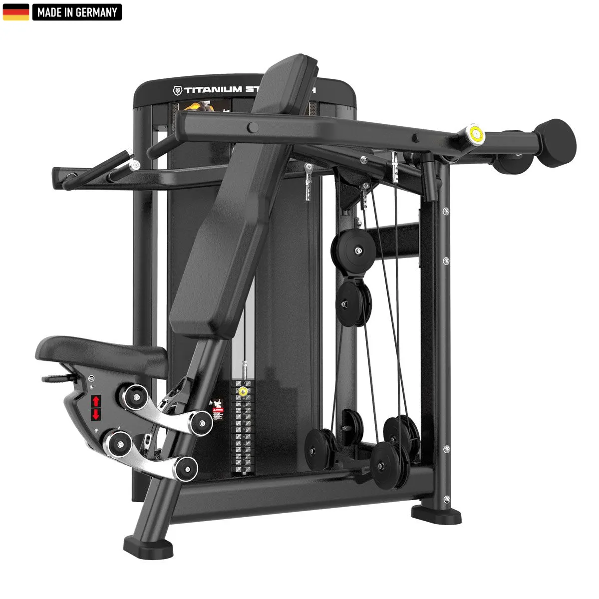 Genesis Series Selectorized Shoulder Press Machine for effective upper body training