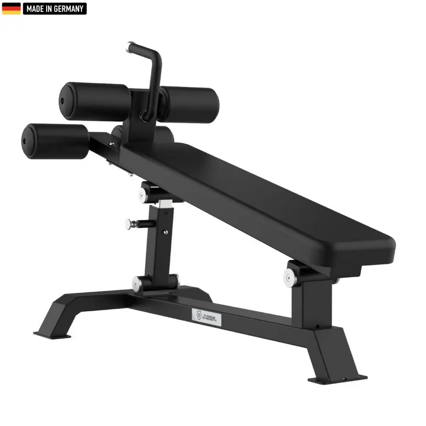 "Elite Series Adjustable Decline Ab Bench for core and strength training."

