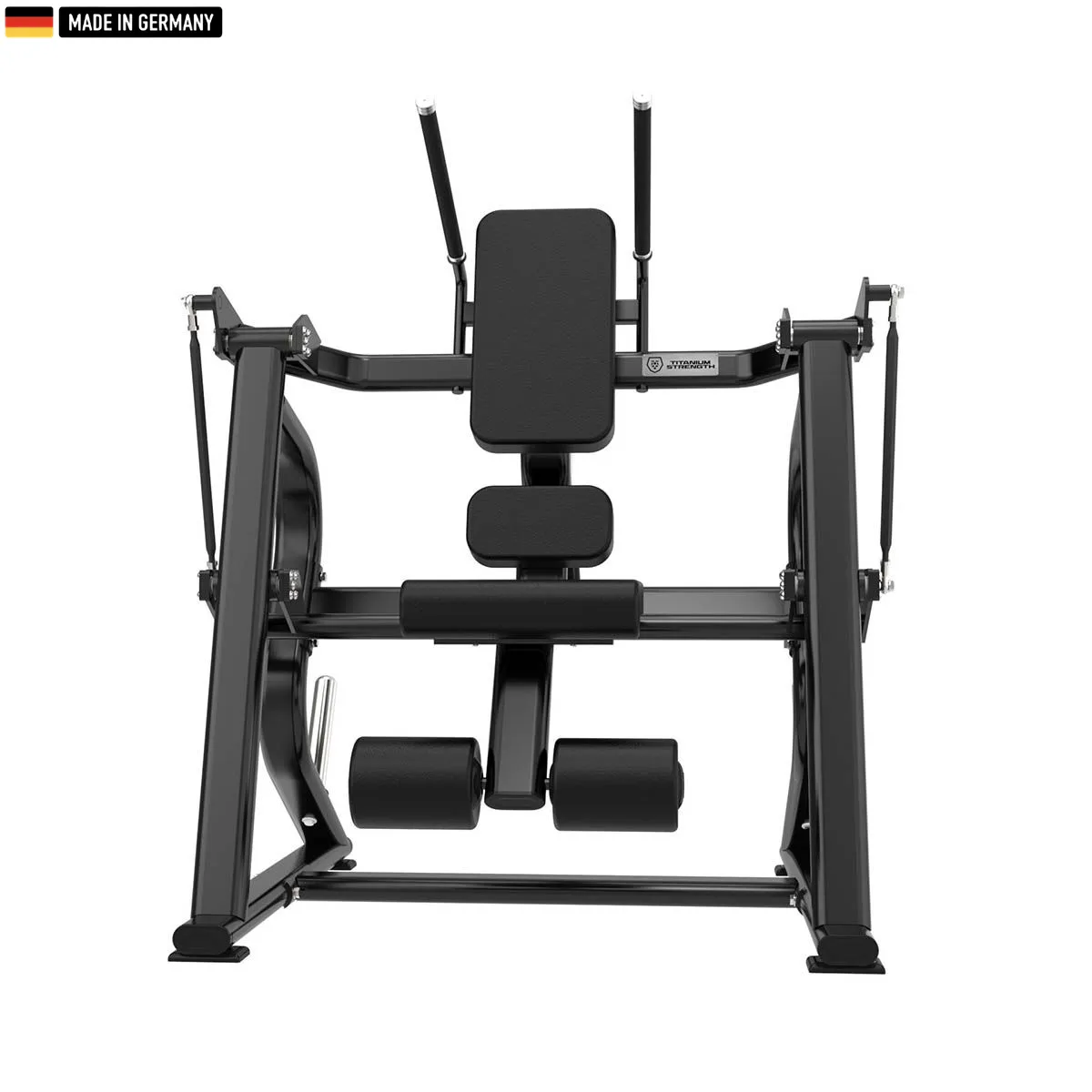 "Professional Titanium Strength Abdominal Crunch Machine designed for gym & home use, featuring adjustable resistance for effective core workouts."

