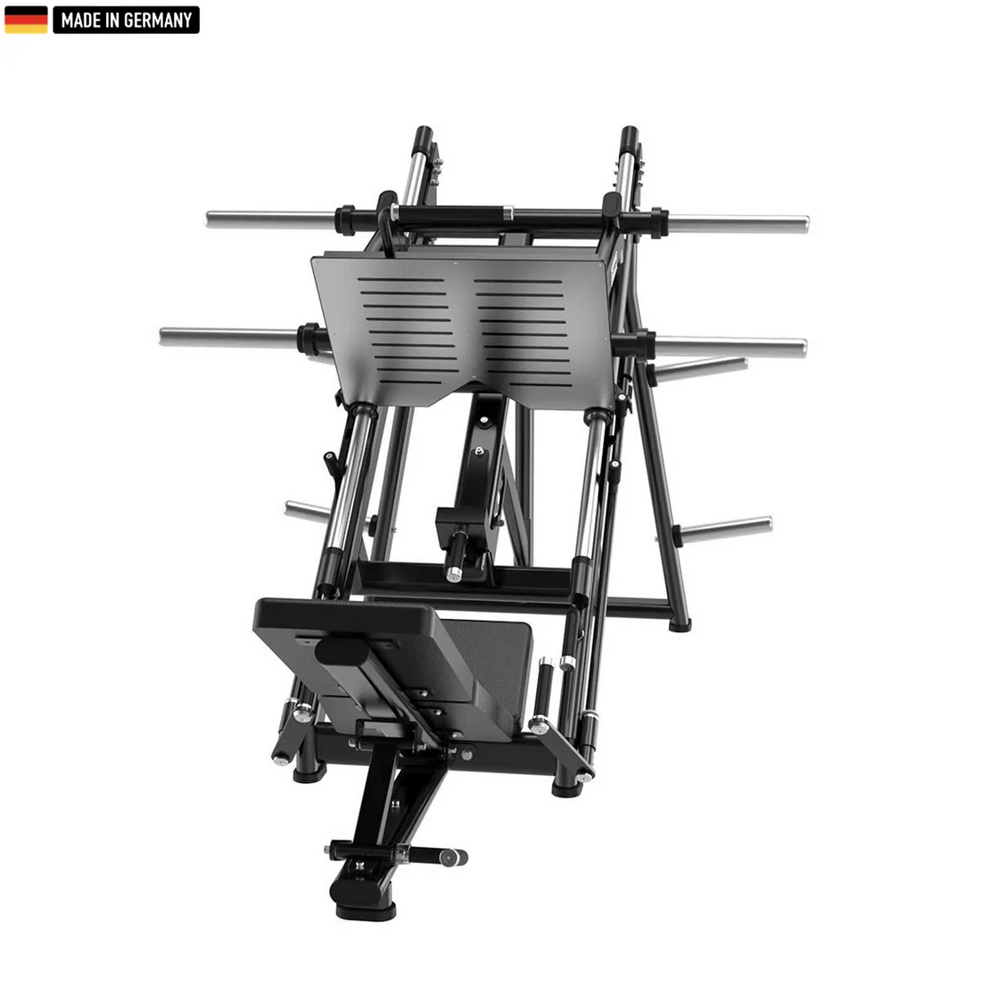 Titanium Strength 45° Leg Press – Heavy-duty gym equipment for leg muscle development.

