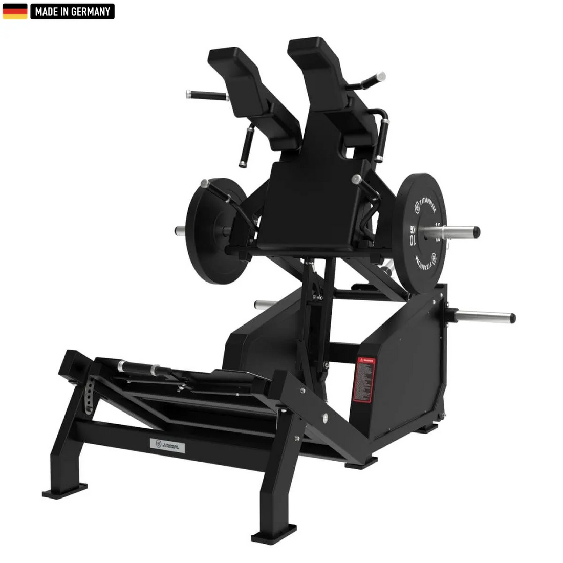 "Ultimate V-Squat Machine – ergonomic design for powerful lower body training."

