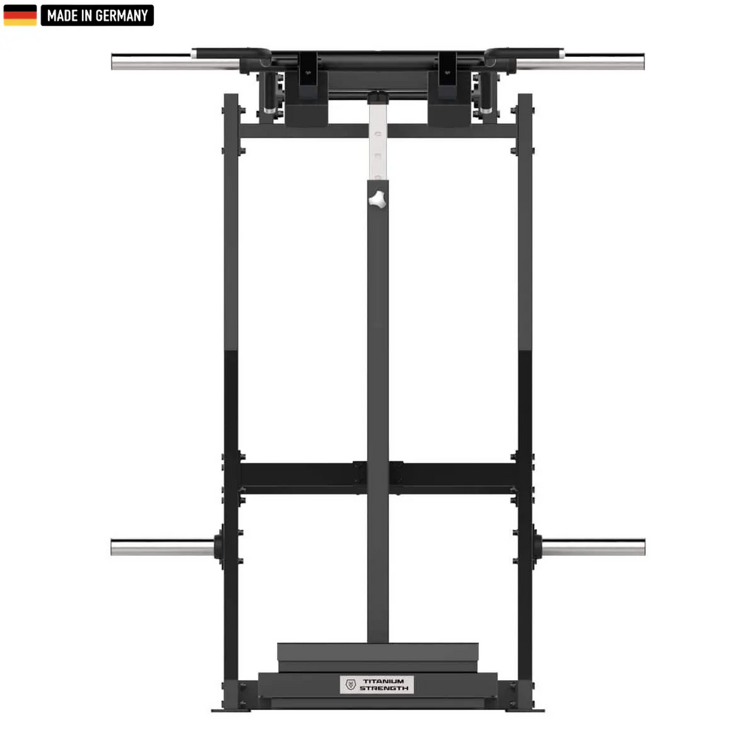 Titanium Strength Viking Press & Standing Calf Raise – Heavy-duty gym equipment for full-body strength training.

