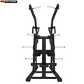 Titanium Strength Elite Wide Iso-Lateral Lat Pulldown with independent lever arms for symmetrical lat muscle training.