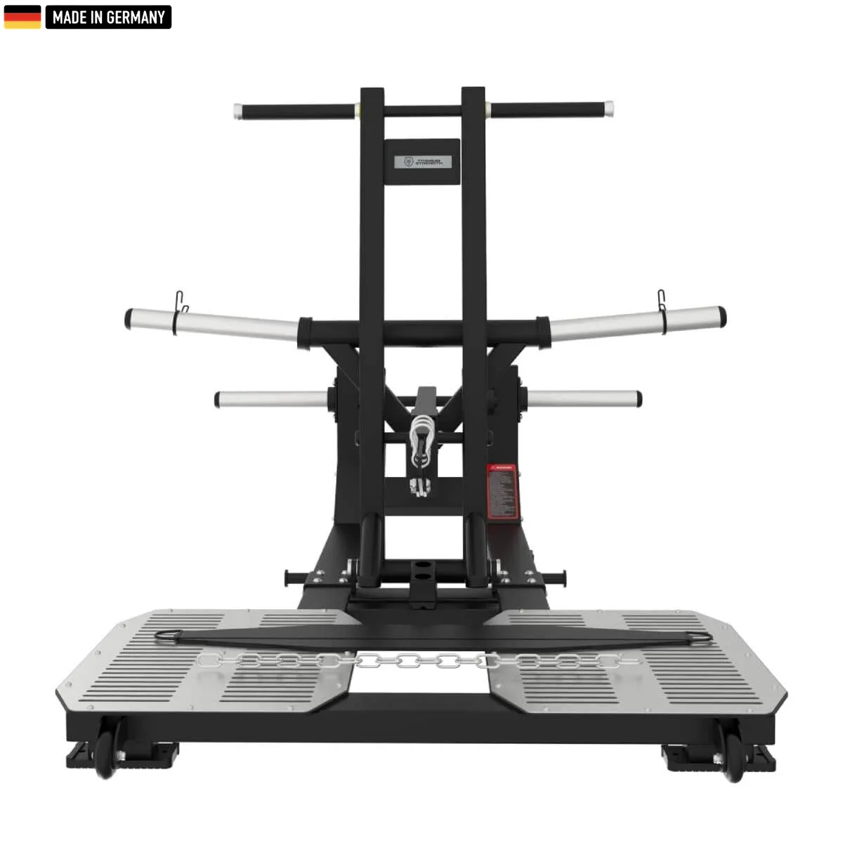 "Ultimate Belt Squat Machine – knee-friendly lower body strength training equipment with belt support."

