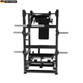 Titanium Strength Black Series Pendulum Hack Squat – Premium gym machine for intense leg training and muscle development.

