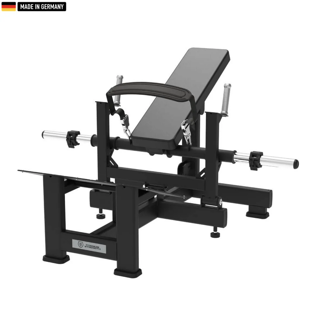 Titanium Strength Elite Series Hip Thrust Machine – Premium equipment for glute activation and lower-body strength.

