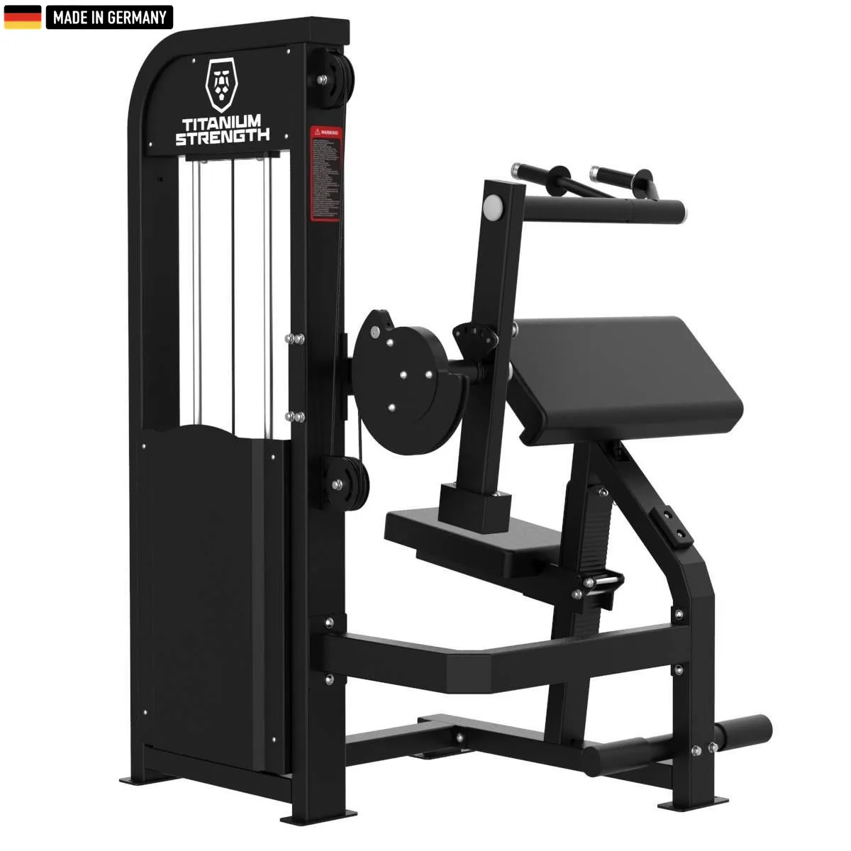 "Titanium Strength Selectorized Triceps Extension Machine EL-S20 for targeted arm training."

