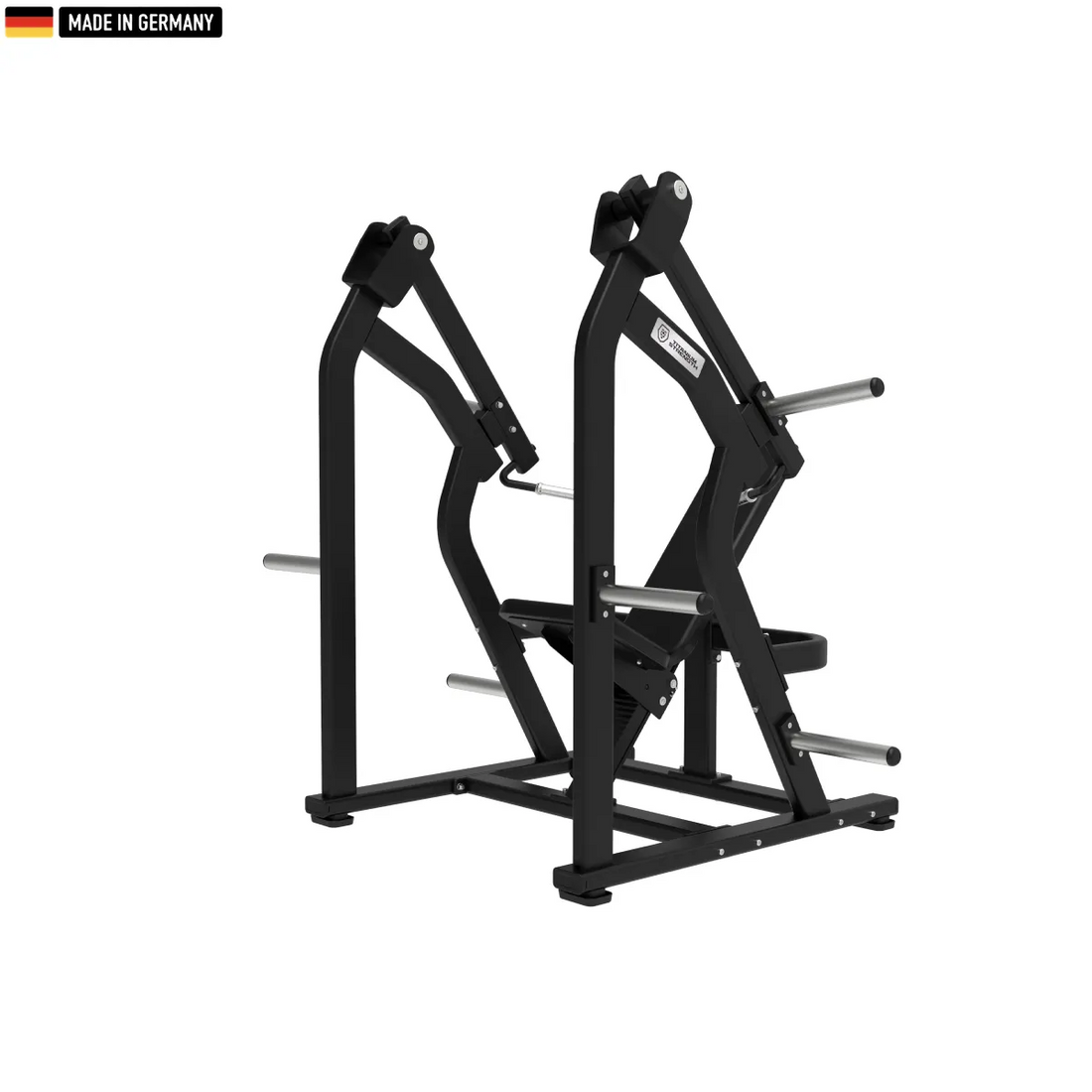 "Titanium Strength Elite Series Iso-Lateral Shoulder Press for upper body strength training."
