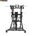 Titanium Strength Iso-Lateral Low Row Machine with plate-loaded design for effective back muscle training