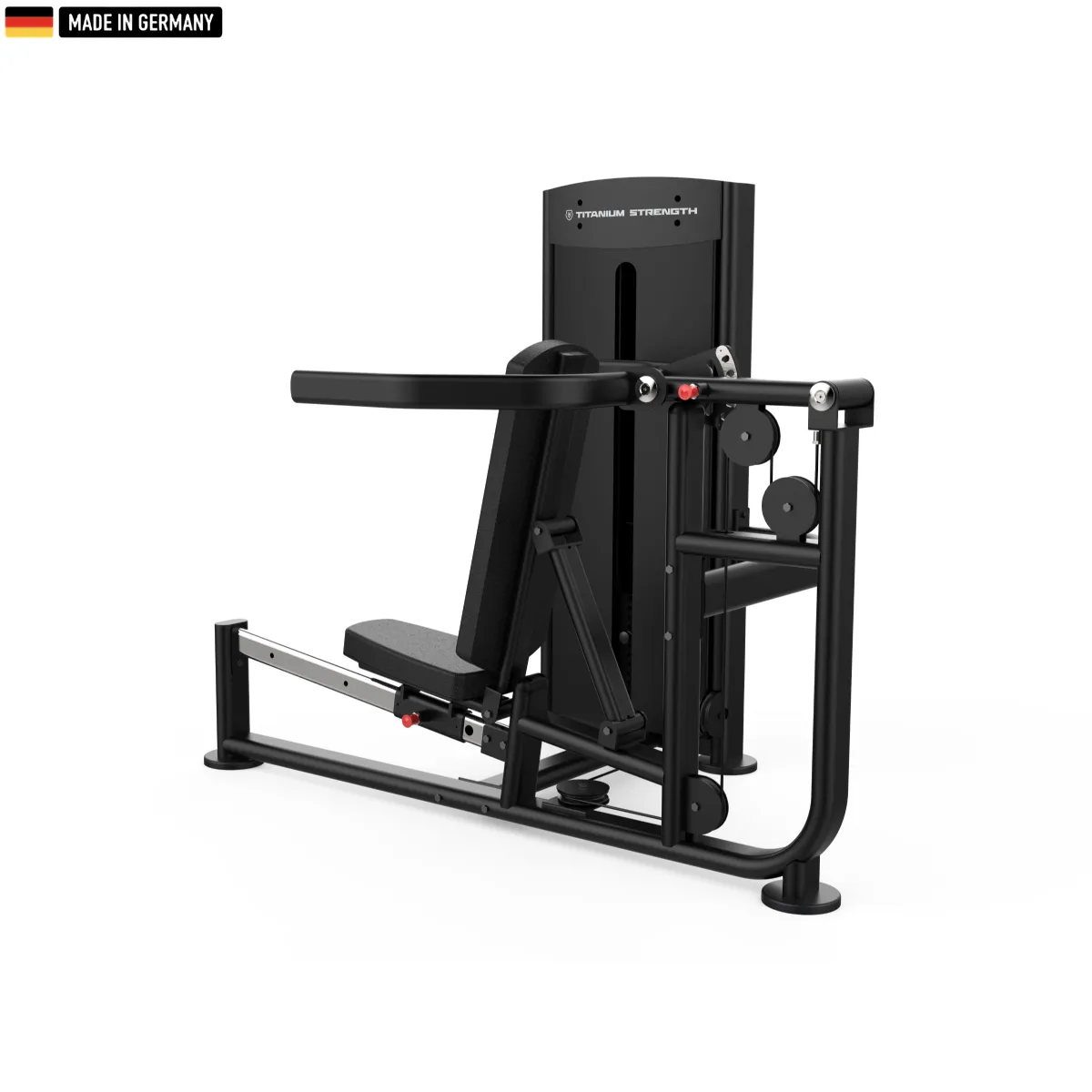 Titanium Strength Black Series Multipress 3-in-1 Gym Equipment with adjustable settings for professional use.
