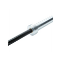 Force USA The Gunner Olympic Bar – 2.20m long, black barbell with silver sleeves and precise knurling.
